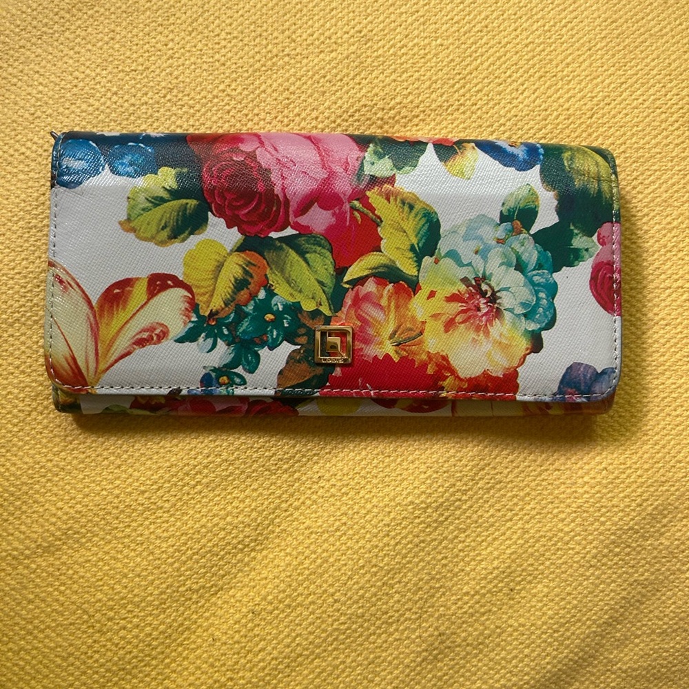 Lodis Leather Floral Women's Wallet
